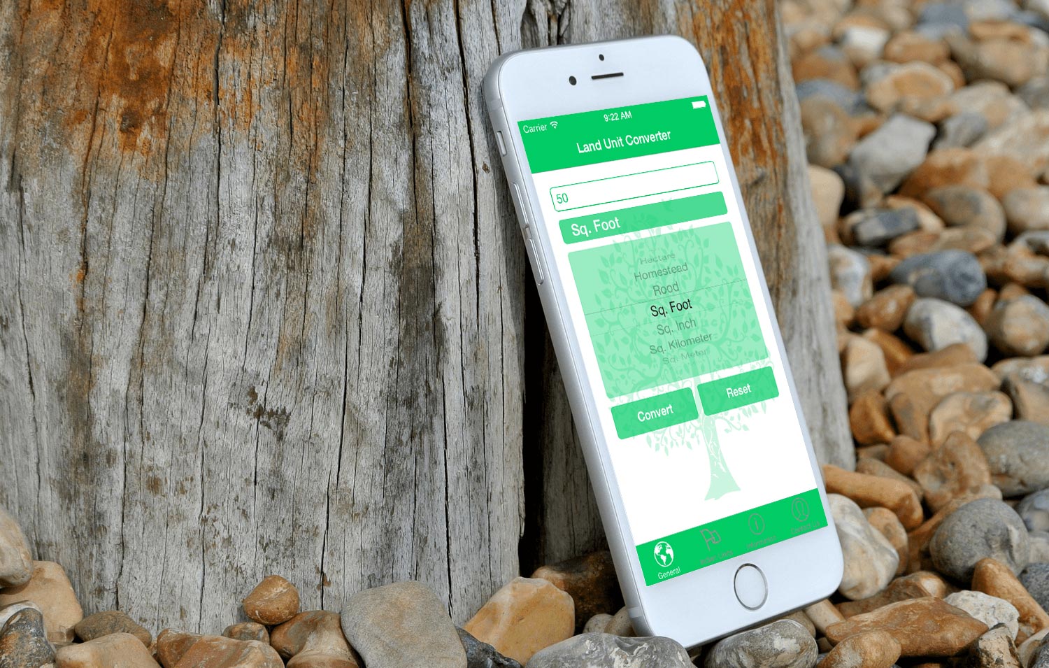 Land Unit Converter – iPhone App